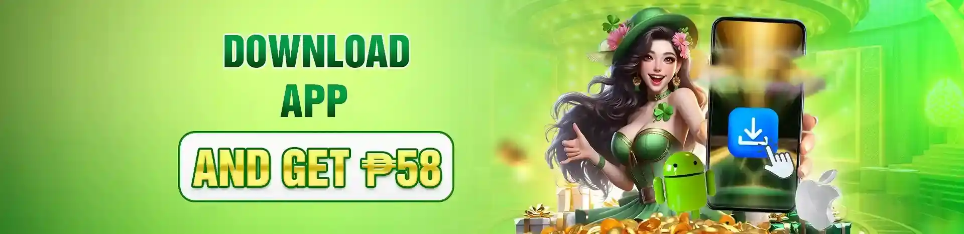 117PH download page showing access to app, login, register, games, and online casino features